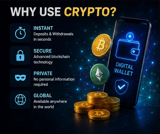 Ikone podržanih kriptovaluta u Vavada kazinu: Bitcoin, Ethereum, Litecoin i Tether